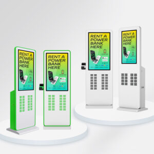 48-Slot  Stripe POS  Vertical Power Bank Kiosks