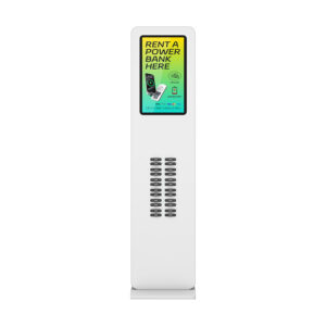 24-Slots QR Vertical Power Bank Kiosks