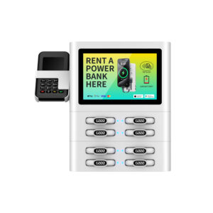 8-Slots Touch Screen Shared Power Bank Station